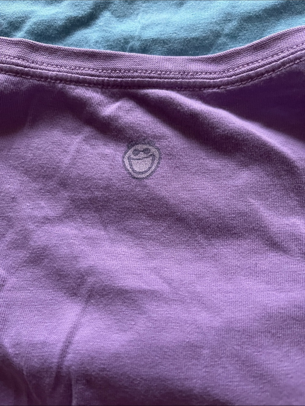 Life is Good T-shirt Blue & Lavender - Picture 9 of 9